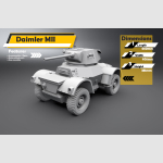 1/6 scale British WWII Daimler MKI IArmoured Car - Image 1