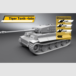 1/6 scale German WWII (Late War ?Tiger tank - Image 1