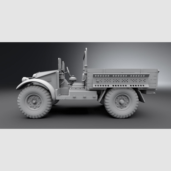 1/6 scale British WWII Morris CS8 Truck - Solo 3D Studio