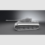 1/6 scale German WWII (Late War ?Tiger tank - Image 3