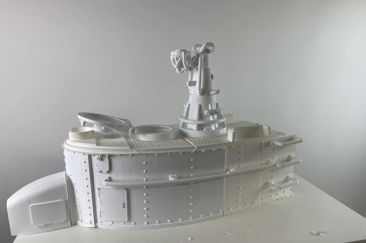 1/6 scale WWII German U Boat Conning tower - Solo 3D Studio