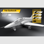 1/1 8 scale T-45 Goshawk model -custom made - Image 1