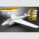 1/24 scale A6 Intruder model -custom made - Image 1