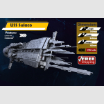 1/7000 scale Sulaco scale model -custom made - Image 1