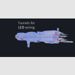 1/7000 scale Sulaco scale model -custom made - Image 10