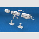 1/7000 scale Sulaco scale model -custom made - Image 8