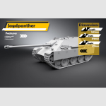 1/6 scale German WWII Jagdpanther Tank - Image 1