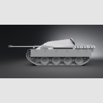 1/6 scale German WWII Jagdpanther Tank - Image 3