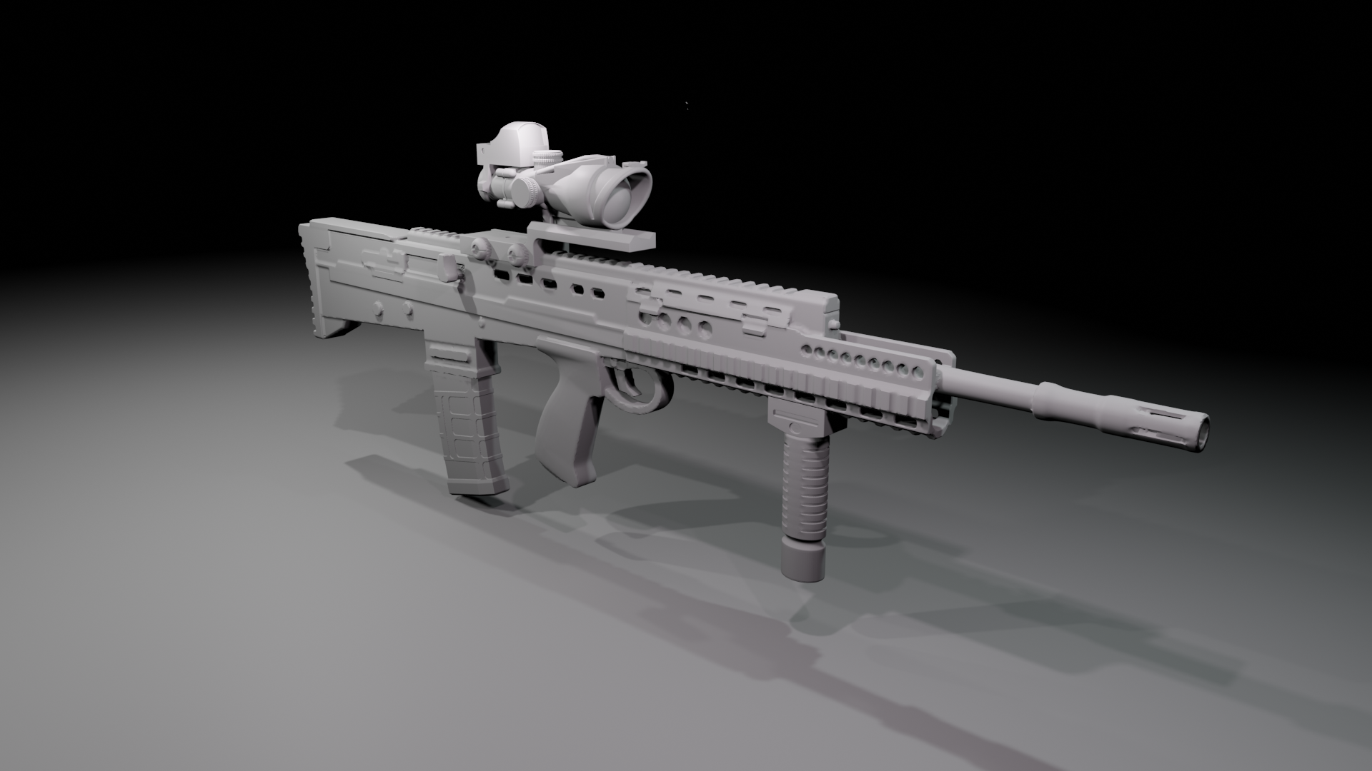 1/6 scale L85A2 British assault rifle - Solo 3D Studio