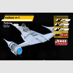 1:6 scale Star wars The Mandalorian modified Naboo N-1 Starfighter - Image 1