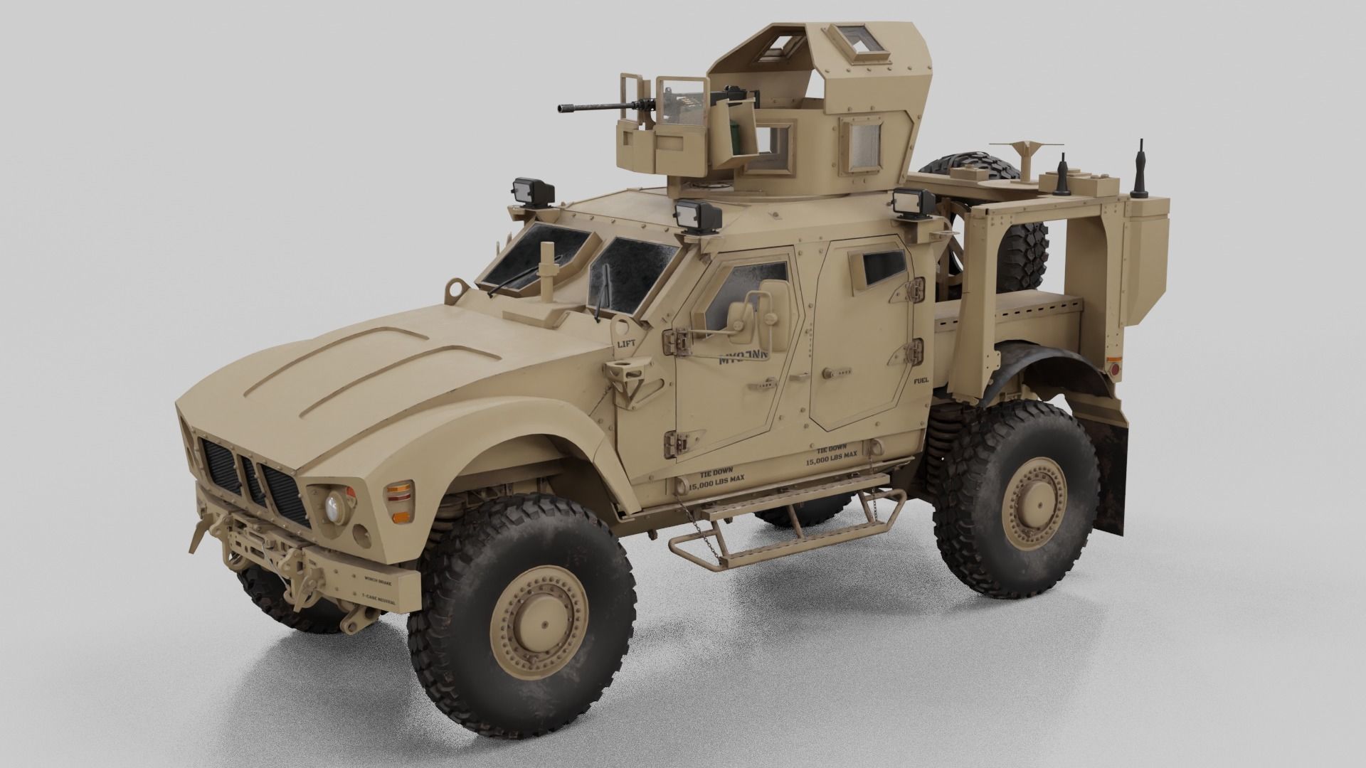 1/6 scale Oshkosh M-ATV - Solo 3D Studio