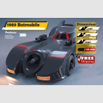 1/6 scale 1989 Batmobile - Image 1