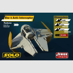 1/6 scale Eta-2 Actis Interceptor ( Jedi Interceptor ) custom made model - Image 1