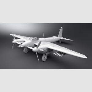 1/24 scale British WWII De Havilland Mosquito custom made Aircraft - Image 3