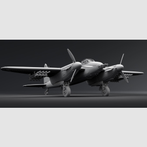 1/24 scale British WWII De Havilland Mosquito custom made Aircraft - Image 5